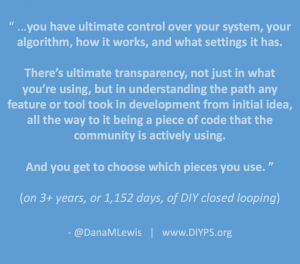 3 years of closed looping with #OpenAPS by @DanaMLewis
